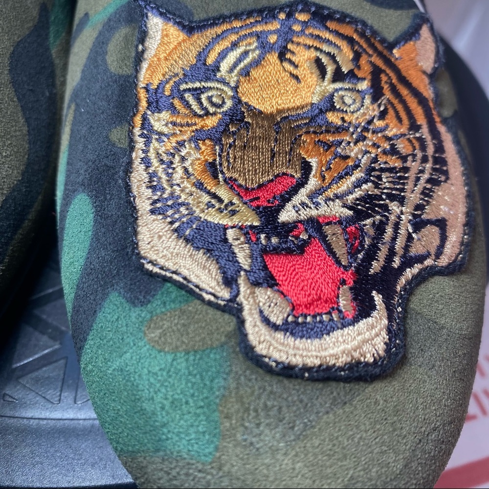 🆕 Polo Ralph Lauren Paxton Camo Suede Slipper - Picture 4 of 12